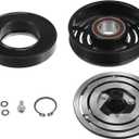 X AUTOHAUX 1 Set AC Compressor Clutch Replacement for Ford F-150 8Cyl 5.0L 5.8L 1990-1995