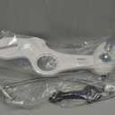 LUXE Bidet NEO 180 - Self-Cleaning, Dual Nozzle, Non-Electric Bidet Attachment for Toilet Seat, Adjustable Water Pressure, Rear and Feminine Wash, Lever Control (White)