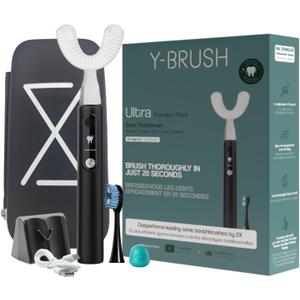 Y-Brush Ultra Premium - Sonic Toothbrush 6 Brushing Modes - 6-Month Battery with USB-C, Advanced Plaque Removal, Whitening Technology, Clinically Proven - Adult