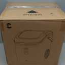 Nugget Ice Maker Countertop, 33LBS/24H, Self-Cleaning Portable Pebble Ice Machine with Soft Chewable Pellets Sonic Ice, Buscket and Scoop, for Home/Kitchen/RV/Party/Camping/Office, Black