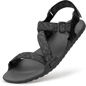 Men's Wide Barefoot Sandals - Minimalist | Zero Drop | Ultralight Trail Running Hiking Sandals Adjustable, Size: 11