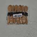 7 PCS Small Wooden Spoons, 5.8 Inch Honey Spoons for Tea, Beech Wooden Honey Teaspoon for Coffee, Little Tiny Wood Spoons, Bamboo Table Spoon for stirring, Wooden Spoons for Utensils Set