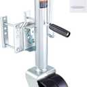 VEVOR Trailer Jack, 2000 lb Load Capacity, Universal Fit for Trailers, UTVs, Silver Carbon Steel, 35.3 in Max Lift Height