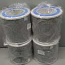 4 Packs HP102 True HEPA Replacement Filter Compatible with Shark Air Cleaner Purifier HP100, HP102 and 3-in-1 Models HC450, HC451, HC452, HC455, Compares to Part # HE1FKBAS and HE1FKPET