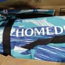 HOMEDEMO 6'×6' Beach Cabana, Beach Canopy Tent Easy Set up and Take Down with Sand Pockets, Big Sandy Anchor, Elongated Side Wall Cabanas for Sand, Little Dolphin
