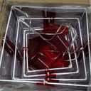 Christmas Lighted Gift Boxes, Pre-lit Lights Gift Boxes Set of 4, Light up Present Boxes Set Battery Operated with Different Sizes for Holiday Indoor Outdoor Decorations(Cool White)