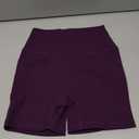 YEOREO SoftHue Women's Biker Shorts 3.6" /4.5" / 6" Workout Gym Shorts High Waist Tummy Control Hidden Scrunch Running Yoga (Purple, S)