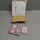 Marspark 50 Sets Christmas Potpourri Stand Pouches, 3.5 x 5.5 Inches Kraft Paper Bags with Matte Window, Simmering Potpourri Bags Instruction Cards for Small Business Home Use Xmas Party Gift Decor