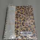 Taja Lined Spiral Notebook Journal for Work, 300 Pages Thick B5 (7.1"x10") College Ruled Journal for Women & Writing, Hardcover Notebook for Note Taking, Perfect for Office Home School Supplies, Leopard