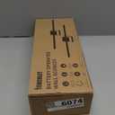 Battery Operated Wall Sconces Set of 2,  12000mAh Rotatable Picture Lights with Remote Control, Dimmable 3000-6500K LED Rechargeable Wall Lights for Living Room Bedroom Mirror, 28.3In (Black)