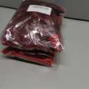 2 x Red Costume Jumpsuits for Girl Rise Red with Wig Bodysuits with Skirt Party Dress up for 4-10Y (5-6Years)