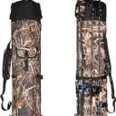 Wowelife Fishing Rod Carrier - Pole Bag Reel Organizer Case Storage for Gear, Travel - Gifts for Men, Family (Camouflage)
