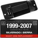 T1A Extended Cab Door Handle, Rear Passenger Door Handle Compatible with 1999-2007 Chevrolet Silverado 1500 2500; 99-07 GMC Sierra 1500 2500, 01-07 Sierra Silverado 3500, OEM 15758171 79107