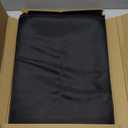 sancua 2 Pack Black Tablecloth 60 x 102 Inch, Rectangle 6 Feet Table Cloth - Stain and Wrinkle Resistant Washable Polyester Table Cover for Dining Tables, Buffet Parties and Camping