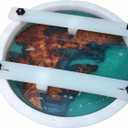 Resin Mold Large No Seal Round Deep -Kalinta 24inch Reusable Epoxy Round Molds for Resin Clock, Serving Tray Board, End TableFloral Preservation Bouquet