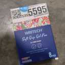 WRITECH Retractable Gel Ink Pens: Fine Point 0.7mm Assorted Color Soft Grip 8ct No Bleed & Smear Extra Smooth Writing Bullet Tip Colored Pen Set for Journaling Coloring (1 Count (Pack of 8))