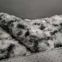 Noahas Large Fluffy 6x9 Area Rugs for Living Room Bedroom,Fuzzy Black and White Thick Shag Throw Rug,Big Soft Shaggy Bedside Non-Slip Plush Dorm Nursery Kids Carpet