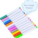 20PCS Wood Mini Chalkboard Sign and Replacement Stickers, Food Labels for Party Buffet,Blackboard for Message Board Signs,Weddings Place Cards, Birthday Party
