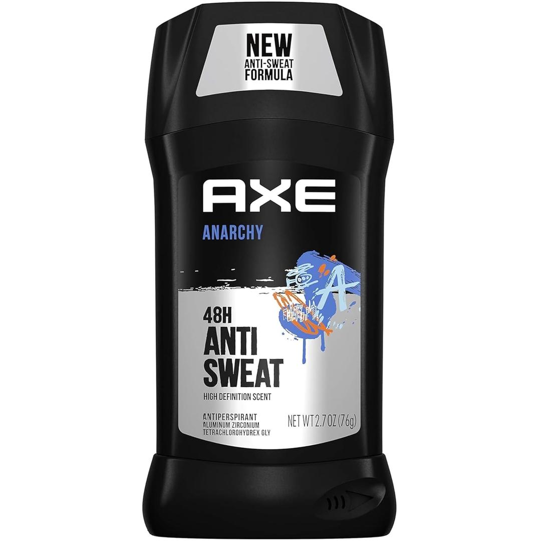 Axe Dry Anti-Perspirant Invisible Solid, Anarchy 2.70 oz ( Pack of 12)