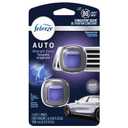 Febreze Car Air Freshener Vent Clips, Midnight Storm Scent, 2-Clips: Automotive Odor Eliminator for Car Vent, Long-Lasting Car Freshener Clips