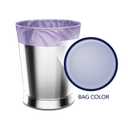 Color Scents Small Trash Bags - 4 Gallon, 80 Bags (1 Pack of 80 Count), Twist Tie - Lavender Bag with Lavender Scent with Microban