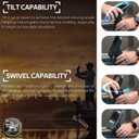 Secure Tilt/Swivel Mount for Garmin Striker 4 (010-01550-00), Plus 4/4Cv - Kayaking, Ice Fishing, Boating, and Stand-Up Paddle Board Accessories, 010-12439-10
