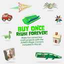 JUNKO Create Your Own Alien Craft Set | Build and Color STEAM Toy for Kids | Boys & Girls Ages 610 | Fun for Parent & Child | Rainy Day Activity