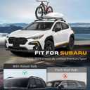 HYR Lockable Roof Rack Cross Bars Compatible with Subaru Crosstrek 2024-2025 Limited Premium Sport with Raised Side Rails (Not Fit Wilderness), Aluminum Anti-Theft Roof Rails Crossbars Rooftop