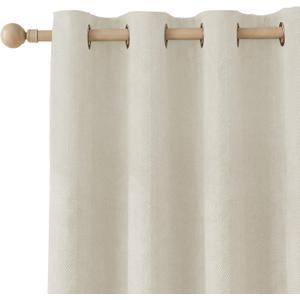Blackout Curtains for Bedroom 96 inch Curtains,2 Panels,Beige | Cutains for Bedroom,Thermal Insulated Grommet Window Drapes,Waterproof Blackout Curtains for Living Room,52 x 96 in,2 Panels