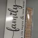 Orchroma Picture Frames Collage Photo Hanging Display Picture Board,Family Picture Frames Collage Wall Decor,Family Where Life Begins and Love Never Ends,Home Living Room Bedroom Wall Decor (Gray)