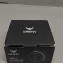 54mm Espresso Distribution Tool Walnut Coffee Distributor Adjustable Depth Stainless Steel Espresso Leveler Compatible with Breville Espresso Machines