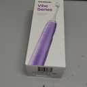 Aquasonic Vibe Series Ultra-Whitening Toothbrush  ADA Accepted Electric Toothbrush - 8 Brush Heads & Travel Case  40,000 VPM Motor & Wireless Charging - 4 Modes w Smart Timer  Satin Violet