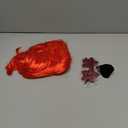 ANOGOL Hair Cap + (Sunglasses) Red Bob Wig with Bangs Womens Red Party Wigs with Star Shape Sunglasses Short Neon Wig Daily Party Outfit Fun Wigs Women Halloween Costume Night Club Bachelorette Hair