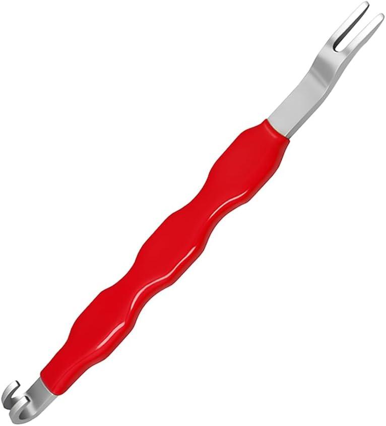 3 x Car Electrical Terminal Connector Separator Tool, Vehicle Electrical Disconnect Removal Tool, Automotive Terminal Plug Remover Accessories, Universal for Truck Motorcycle RV (Red)