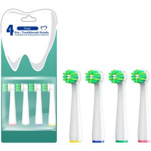 Replacement Toothbrush Heads Compatible with Oral B Braun Pro 1000 Electric Toothbrush Heads, 8 Count Precision Clean Brush Heads Refill Compatible with Oral B Pro 100/500/1000/1500/Genius X (4 Cross)