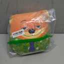 Orange Fox Plush - Wearing a Tropical Shirt and Tie, Cute Cartoon Fox Plush Animal, Soft Cuddly Pillow - Perfect for Kids and Animal Lovers (Yellow)