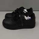 Shoes for Crews Unisex Slip-Resistant Work Sneakers - Comfortable, Non-Slip Work Shoes for Men & Women in Food Service, Warehousing, Maintenance - Holcombe (8.5 Women/7 Men, Black)