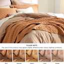 Bedsure Quilts King Size - Lightweight Bedspreads King Size with Basket Weave Pattern, Soft Quilt Bedding Set, Hazel Brown Comforter Set Coverlet for All Seasons with 2 Pillow Shams (106" x 96") | Skin-Friendly Soft, All-Season Comfort, Breathable, Lightweight, Machine Washable