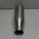 LCGP 2.25 Inch Inlet Exhaust Tip,2.25" x 3.5" x 12" Polished Exhaust Tailpipe Tip for Truck With Bolt On Design