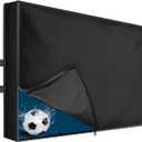 Outdoor TV Cover 60 to 65 Inch Weatherproof, Waterproof Outside TV Covers Heavy Duty 600D Oxford TV Covers Outdoor TV Screen Protectors Shield with Full Zippers and Velcro for Flat Screen Outdoor TVs