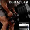 Fitarc Adjustable Width T Bar Row Handle,Landmine Attachment for Barbell,U Clips Gym Landmine Handle V Bar Attachment Exercise for Back,Arm,Shoulder