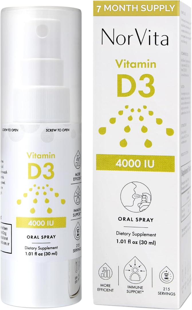 Vitamin D3 Spray (4000 IU) 30 ml, 1.01 Fl Oz (Pack of 1)