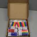 24 Set Wooden Halloween Coloring Crafts with Watercolor Pen Cards and Bags Halloween Painting Party Favors Color Your Own DIY Bat Blank Ornaments School Art Activities Stuffers Fillers