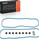 A-Premium Engine Valve Cover Gasket Set For 4.8L 5.3L 6.0L 6.2L - Chevy, GMC, Cadillac, Buick - Silverado, Sierra, Impala, Tahoe, Camaro, Caprice, Suburban, Trailblazer, Escalade, LaCrosse, VS50504R1