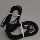 AGVEE 2 Pack 3.3ft Charger Cable for Garmin Watch, L-Shape Braided Charging Cord for Fenix, Forerunner, Vivoactive, Instinct, Venu, Tactix, Approach, D2, Quatix Series, Dark Gray