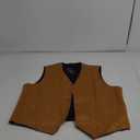 Men's Suede Leather Vest Vintage Cowboy Style Sleeveless Jacket Slim Fit Wedding Waistcoats 2XL