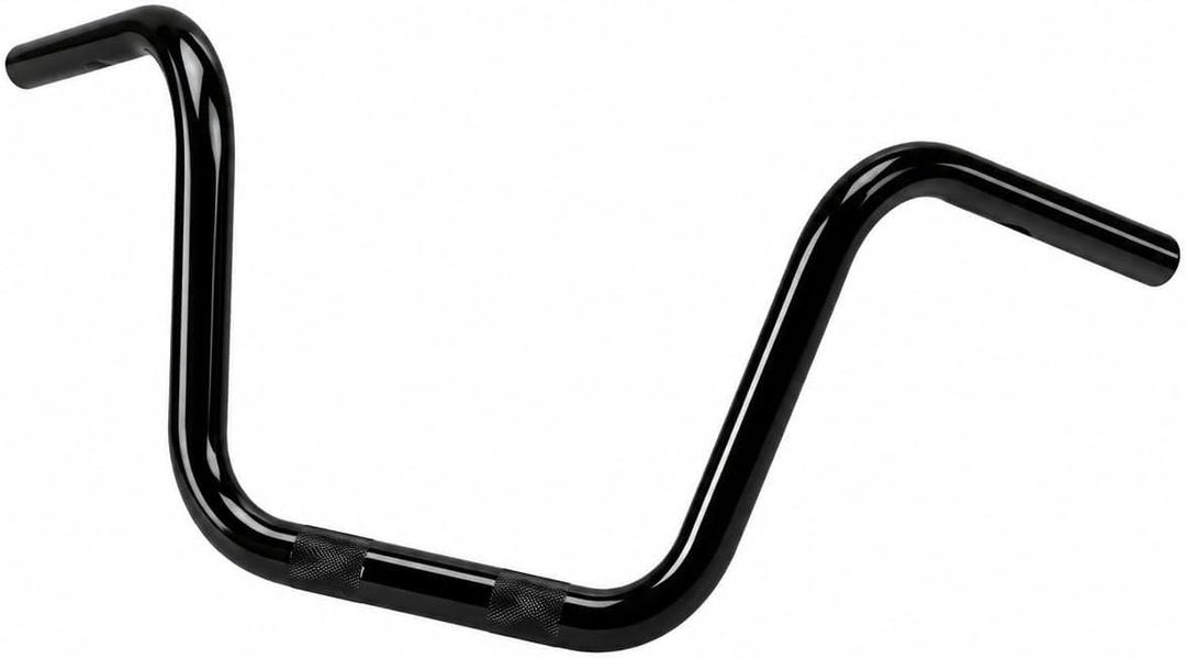 14" Rise Ape Hanger Handlebar Compatible with Harley Softail FLST FXST Sportster XL, 1 Inch Motorcycle Handlebar, Gloss Black