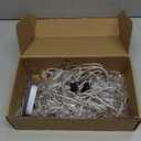 OMIKA Globe Outdoor String Lights Plug in, Connectable 66ft 120LED Crystal Ball Light Waterproof Remote, 24 Colors Decorative Lights for Patio Umbrella Tent Garden Eaves Party Indoor Christmas Dcor