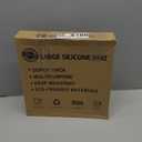 2Pack Large Silicone Mats for Kitchen Counter, 36''x24''(90cmx60cm) Heat Resistant Mat for Kitchen Island, Waterproof Multipurpose Countertop Protector, Semitransparent (Translucent)