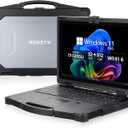 MUNBYN High-End Rugged Laptop IRX17, 15.6" Windows 11 Pro, Intel i7-1255U, 32GB DDR5+512GB SSD, 1000 Nits Sunlight Readable, Wi-Fi 6, IP65 Heavy Duty Laptop, Dual Batteries, 2Y Protection(New)